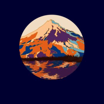 Mt Taranaki - Mens Staple T shirt Design