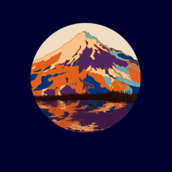 Mt Taranaki x Hannah Hitchcock - Womens Mali Tee Design