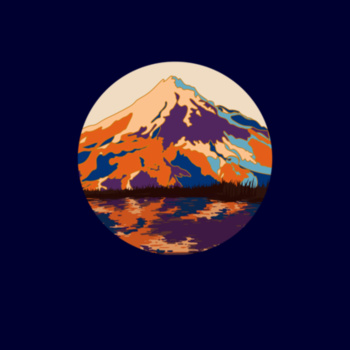 Mt Taranaki x Hannah Hitchcock - Mens General Long Sleeve Tee Design