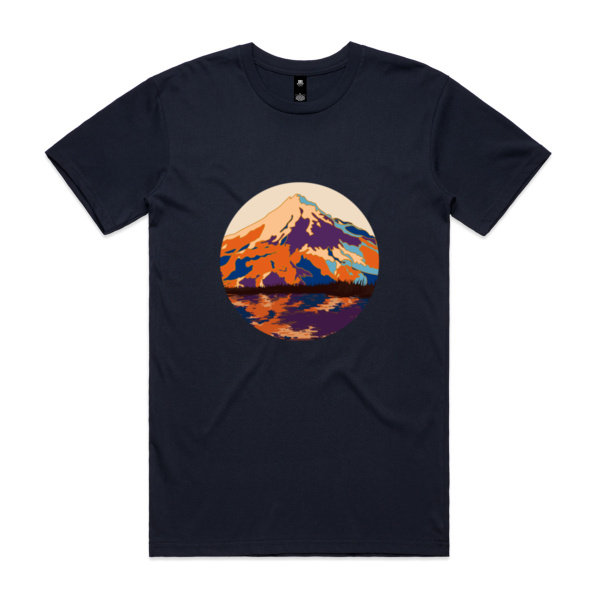 Mt Taranaki - Mens Staple T shirt Thumbnail