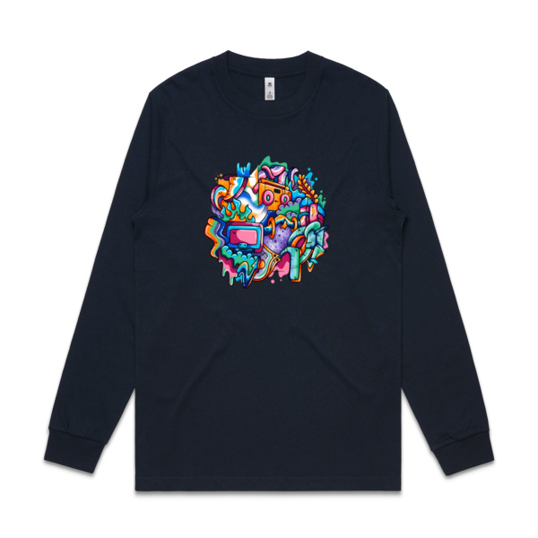 Doodle Candy - KONE - Ethan Koning - Mens General Long Sleeve Tee Thumbnail