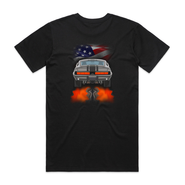Mustang Burnout x KONE X Ethan Koning - AS Colour Mens Staple T shirt Thumbnail