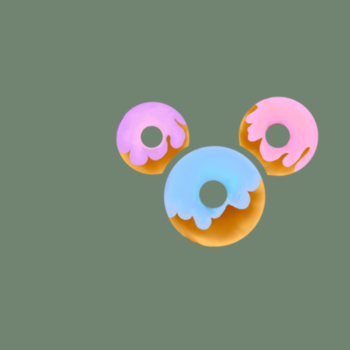 Pastel Donut - Siyona Biswas - Kids Youth T shirt Design