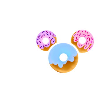 Sprinkled Donut - Siyona Biswas - Kids Longsleeve Tee Design