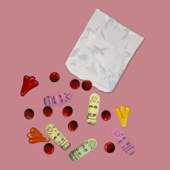 Lolly Scramble - Zoe Paynter  - Kids Wee Tee Design