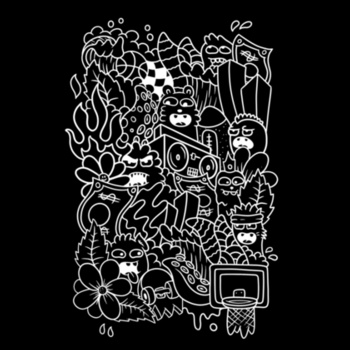 Doodle - White - KONE - Ethan Koning - Mens Supply Hood Design