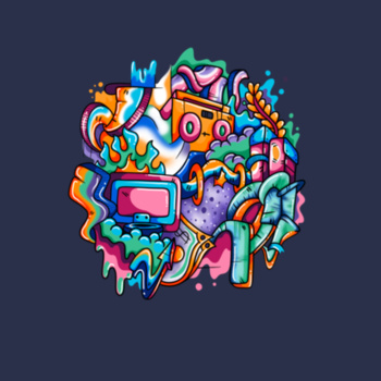 Doodle Candy - KONE - Ethan Koning - Mens Staple T shirt Design
