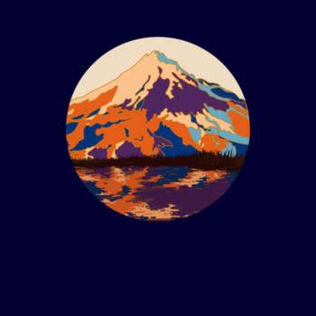 Mt Taranaki x Hannah Hitchcock - Womens Sophie Long Sleeve Tee Design