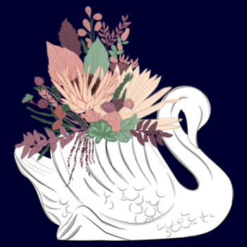 Crown Lynn Bouquet x Abbie Wood - Womens Sophie Long Sleeve Tee Design