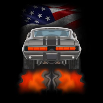 Mustang Burnout - KONE x Ethan Koning - AS Colour Mens Supply Hood Design