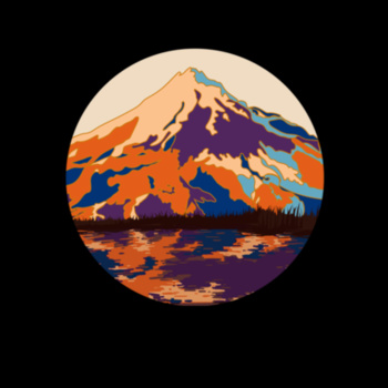 Mt Taranaki x Hannah Hitchcock - AS Colour Mens Supply Hood Design