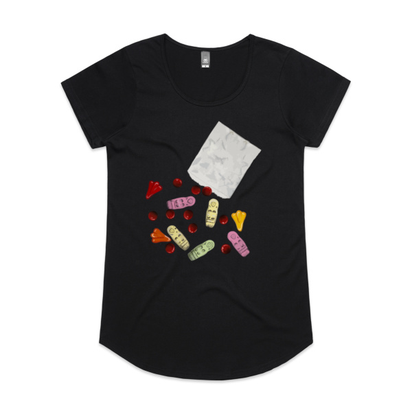 Lolly Scramble x Zoe Paynter - Womens Mali Tee Thumbnail