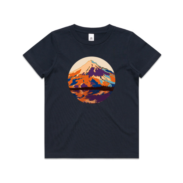 Mt Taranaki x Hannah Hitchcock - Kids Youth T shirt Thumbnail