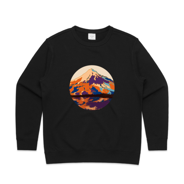 Mt Taranaki x Hannah Hitchcock - Womens Premium Crew Thumbnail
