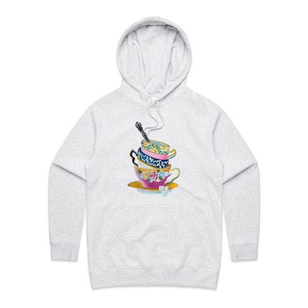 Vintage Tea Party - Abbie Wood - Womens Supply Hood Thumbnail