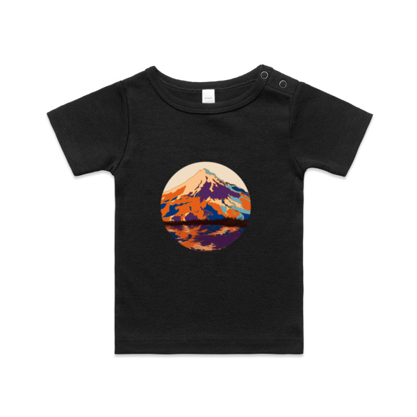 Mt Taranaki - Hannah Hitchcock - Kids Wee Tee Thumbnail