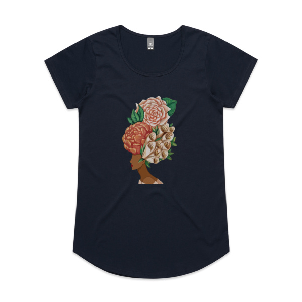 Flower Girl - Sukena Shah - Womens Mali Tee Thumbnail