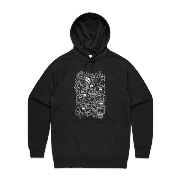Doodle - White - KONE - Ethan Koning - Mens Supply Hood Thumbnail